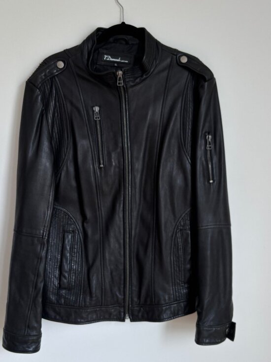 7 Diamonds Other - 7 Diamonds Leather Moto Jacket Men's